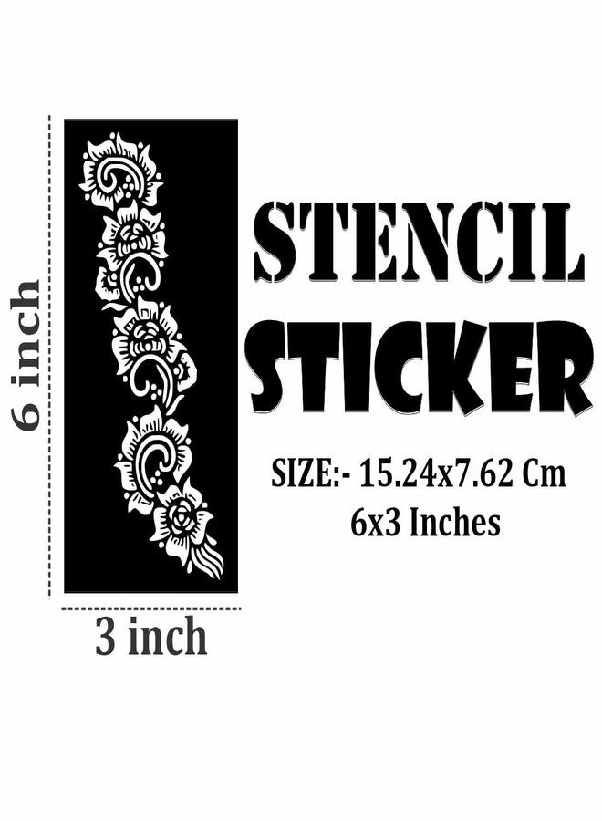 ORDERSHOCK Beginner Mehndi Practice Sticker with Artistic Patterns for Children - Image 4